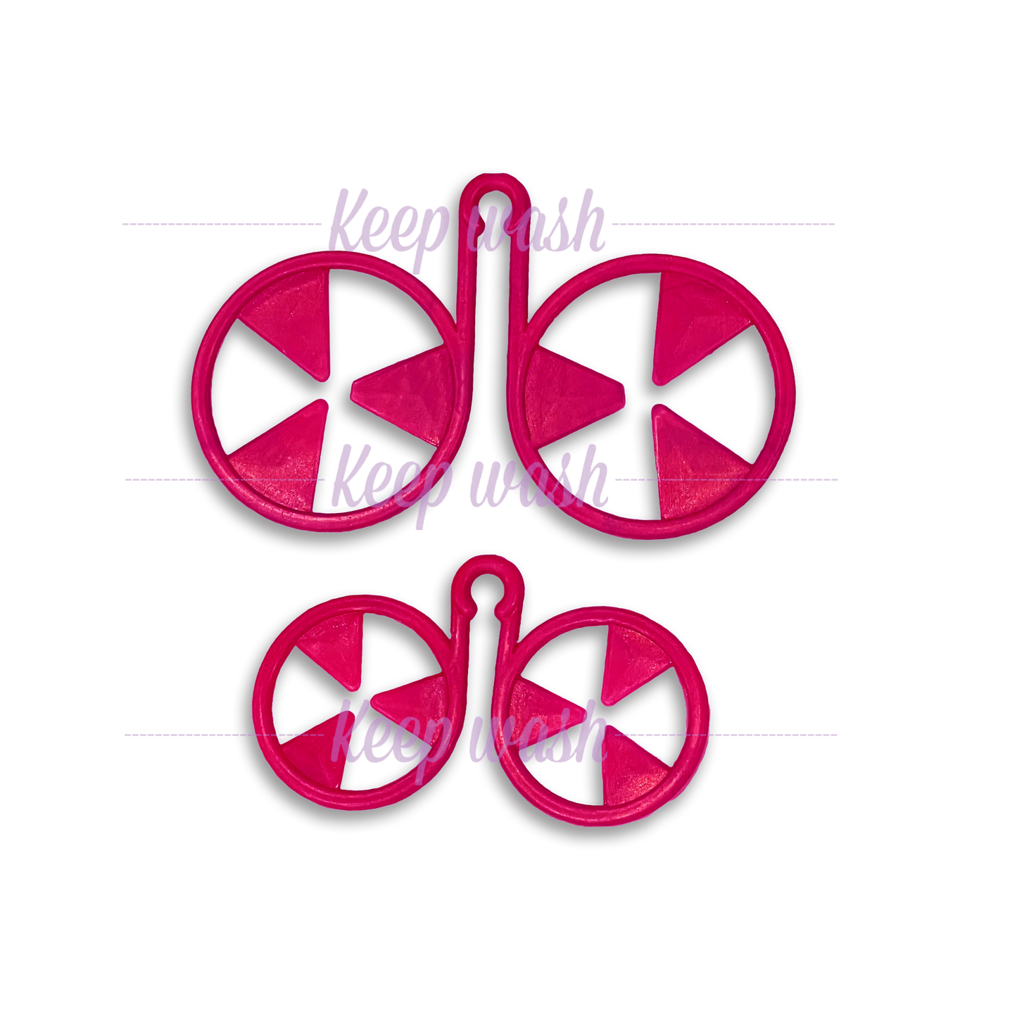 Keep Wash - Circle Sock Clips For Washing Machine, Dryer, And Drawer - Color: Pink