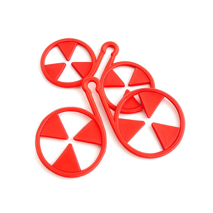 Keep Wash - Circle Sock Clips For Washing Machine, Dryer, And Drawer - Color: Red