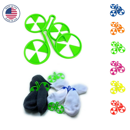 Keep Wash - Circle Sock Clips For Washing Machine, Dryer, And Drawer - Color: Green