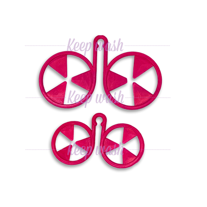 Keep Wash - Circle Sock Clips For Washing Machine, Dryer, And Drawer - Color: Pink