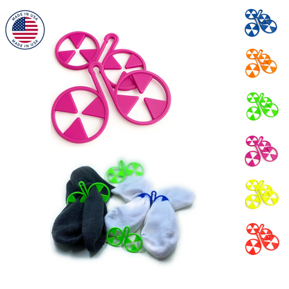 Keep Wash - Circle Sock Clips For Washing Machine, Dryer, And Drawer - Color: Pink