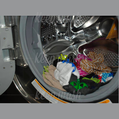 Keep Wash - Circle Sock Clips For Washing Machine, Dryer, And Drawer - Color: Pink