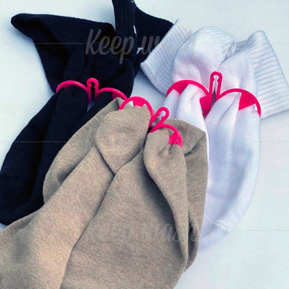 Keep Wash - Circle Sock Clips For Washing Machine, Dryer, And Drawer - Color: Pink